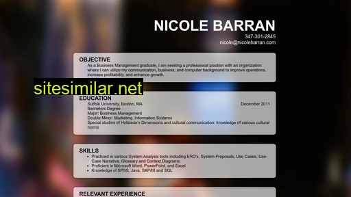 nicolebarran.com alternative sites