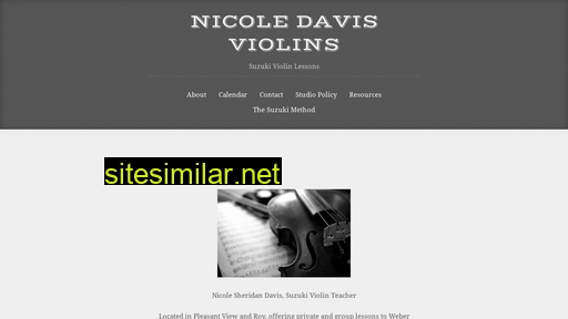 Nicoledavisviolins similar sites