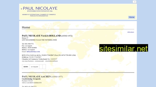 Nicolaye similar sites