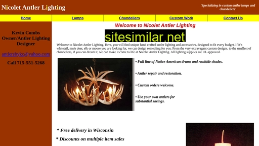 nicoletantlerlighting.com alternative sites