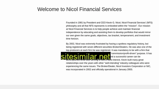 nicolfinancial.com alternative sites