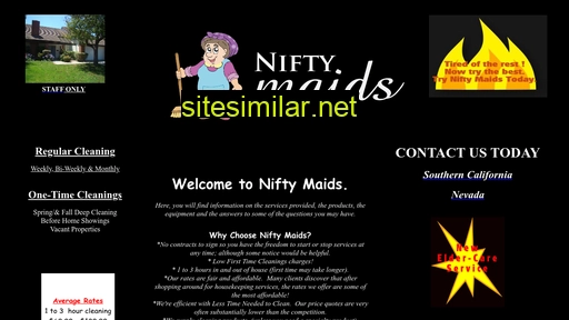 niftymaids.com alternative sites