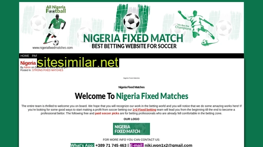 nigeriafixedmatch.com alternative sites