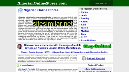 nigerianonlinestores.com alternative sites