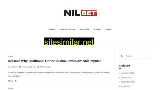 nilbet.com alternative sites