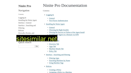 Ninite-docs similar sites