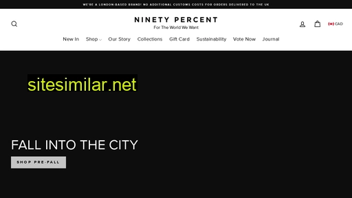 ninetypercent.com alternative sites