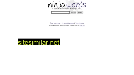 ninjawords.com alternative sites