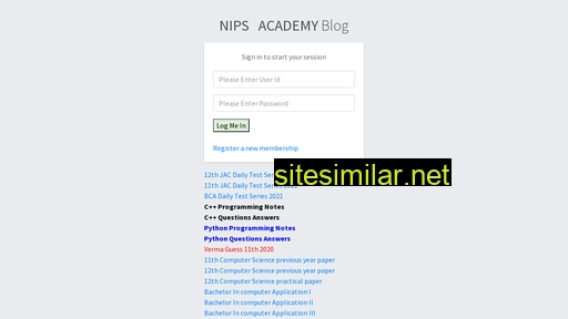 nipsacademy.com alternative sites