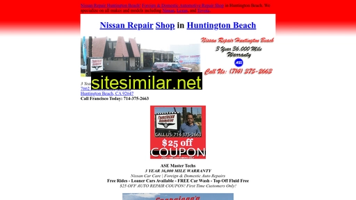 nissanrepaircostamesa.com alternative sites