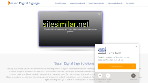 nissandigitalsignage.com alternative sites