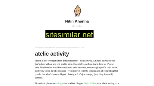 Nitinkhanna similar sites