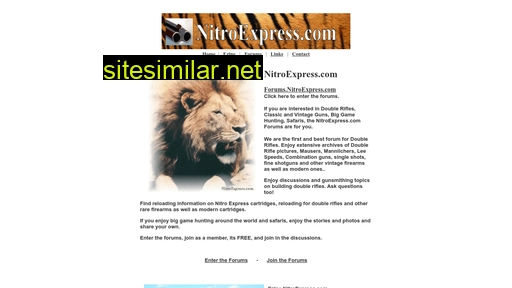 nitroexpress.com alternative sites