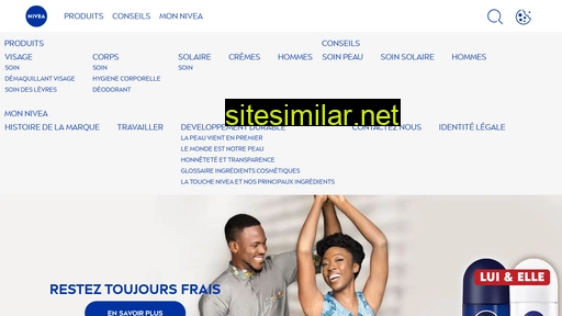 nivea-afrique.com alternative sites