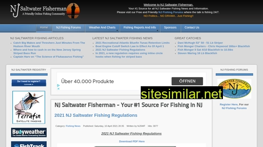 njsaltwaterfisherman.com alternative sites
