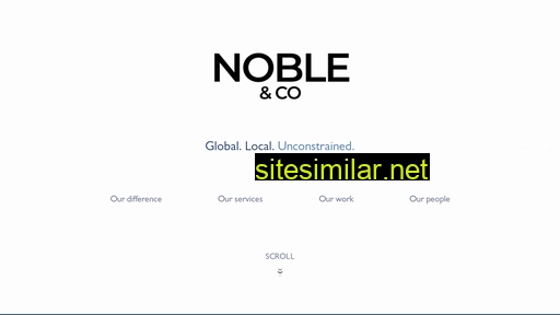 nobleandcompany.com alternative sites