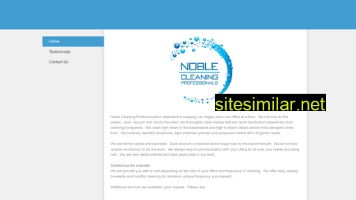 Noblecleaningpros similar sites