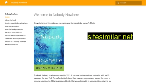 nobody-nowhere.com alternative sites