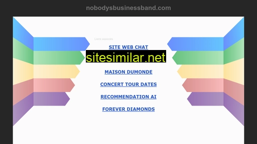 nobodysbusinessband.com alternative sites