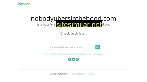 nobodyubersinthehood.com alternative sites