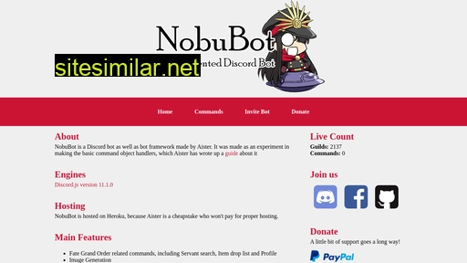 nobubot.herokuapp.com alternative sites