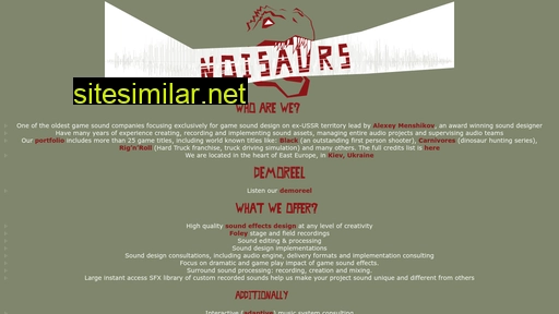 noisaurs.com alternative sites