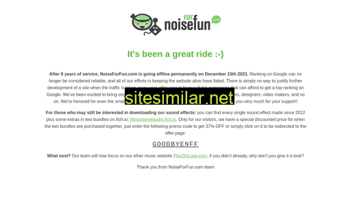 noiseforfun.com alternative sites