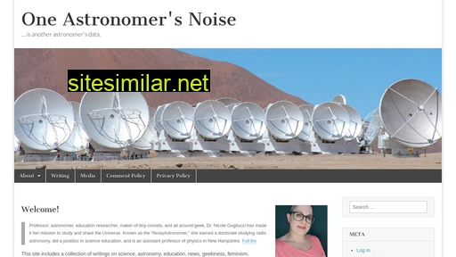 Noisyastronomer similar sites