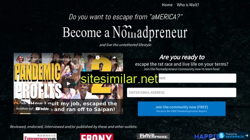 Nomadpreneur similar sites