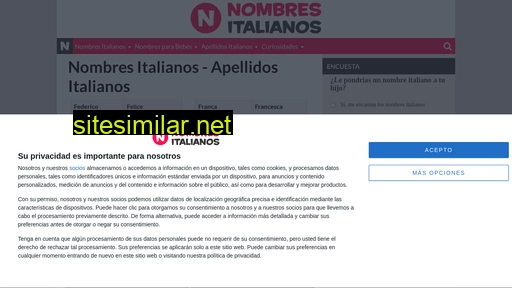 nombres-italianos.com alternative sites