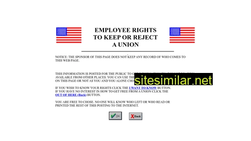 No-unions similar sites