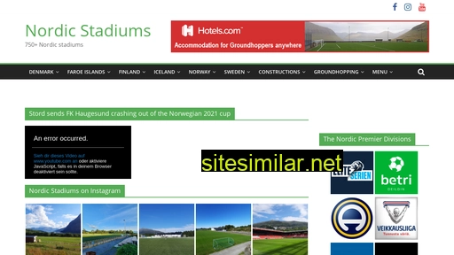 nordicstadiums.com alternative sites