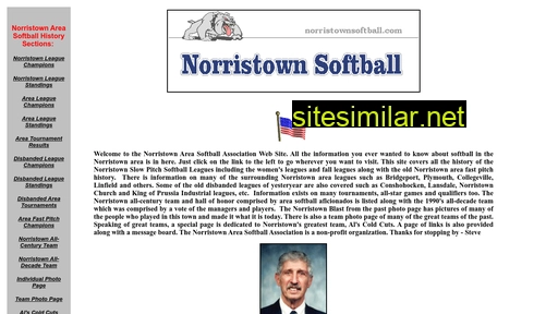 norristownsoftball.com alternative sites