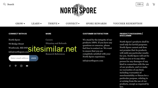 northspore.com alternative sites