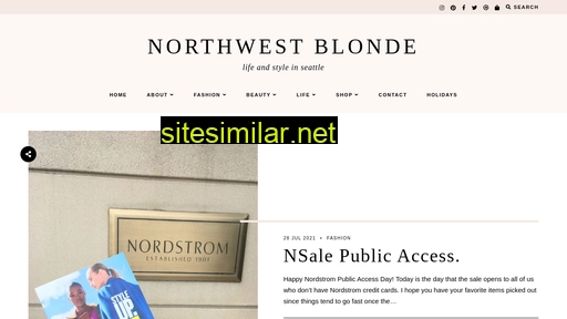 northwestblonde.com alternative sites