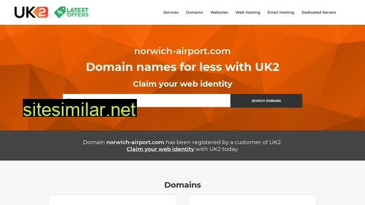 norwich-airport.com alternative sites