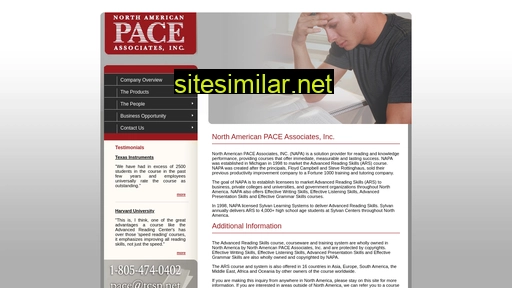 northamericanpaceassociates.com alternative sites