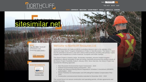 northcliffresources.com alternative sites