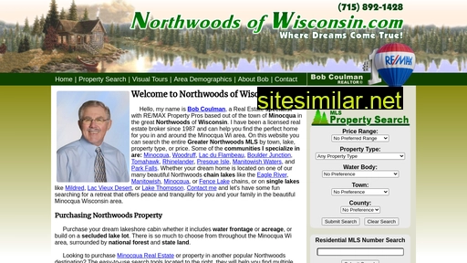northwoodsofwisconsin.com alternative sites