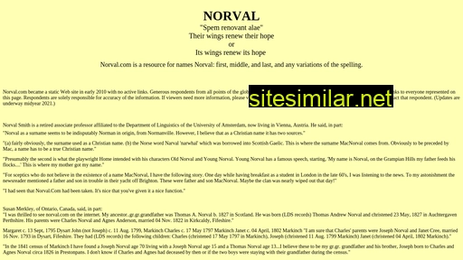 norval.com alternative sites