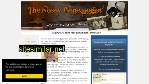 noseygenealogist.com alternative sites