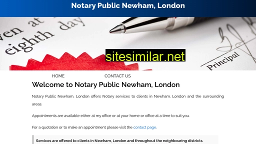 Notarypublicnewham similar sites