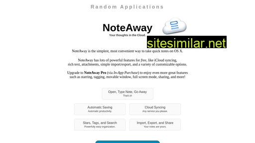 noteaway.com alternative sites
