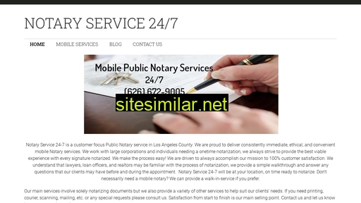 notaryservice24-7.com alternative sites