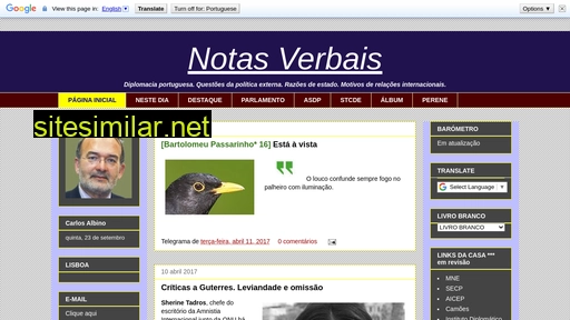 notasverbais.blogspot.com alternative sites