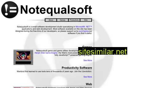 notequalsoft.com alternative sites