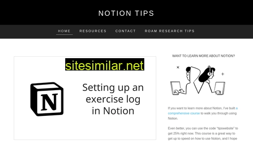 notiontips.com alternative sites