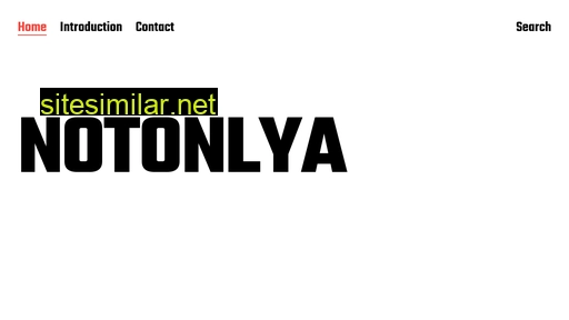 notonlya.com alternative sites