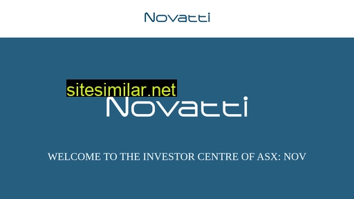 novattigroup.com alternative sites