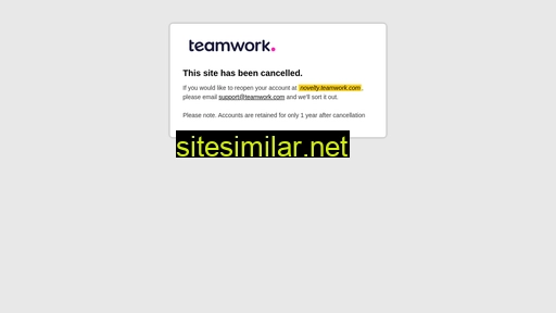novelty.teamwork.com alternative sites